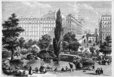 Square Montholon ve 9. bölgede Paris