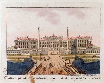 Viyana yakınlarındaki Schonbrunn İmparatorluk Kalesi