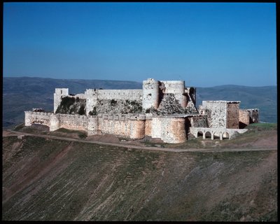 Krak of the Knights, Haçlı Kalesi, c.1100 (Fotoğraf) by Unknown artist