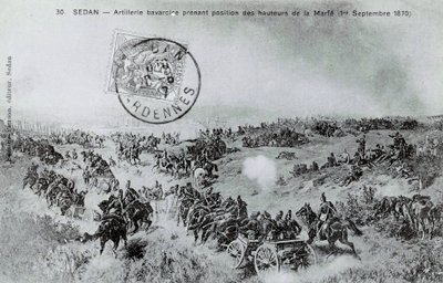 1870 Savaşı: Bavyera topçusu 01/09/1870 tarihinde Ardennes