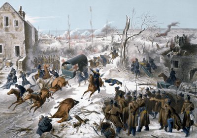 Fransa ve Prusya arasındaki 1870 Savaşı: General Faidherbe liderliğindeki Kuzey ordusunun Prusyalılara karşı zaferini gören 2 ve 3/01/1871