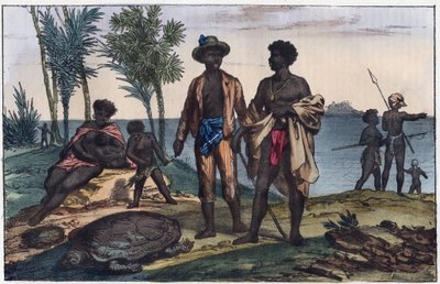 Cape Verde adalarının sakinleri - Evrenin Tüm Halklarının “” Gümrük ve Geleneklerinden gravür. Yani, hükümetin, yasaların, milislerin, en eski zamanlardan günümüze kadar tüm ulusların dininin tarihi "1856 by Unknown artist