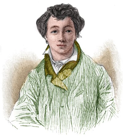 Christian Johann Heinrich Heine (1797-1856), Alman şair ve gazetecinin portresi. by Unknown artist