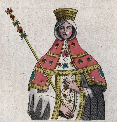 Eudokia (veya Eudocia) Ingerina (Eudocia Ingerina) (c. 840 - c. 882) portresi Bizans imparatoru I. Basil