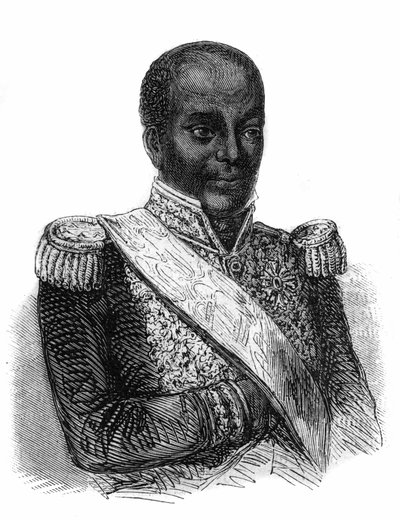 Faustin Soulouque (1782-1867), başkan (1847-1849) ve Haiti imparatorunun (1849-1859) Faustin I adı altında portresi. by Unknown artist