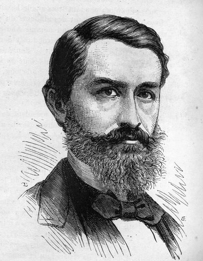 Henri Duveyrier oryantalist, Fransız gezgin ve coğrafyacı portresi by Unknown artist