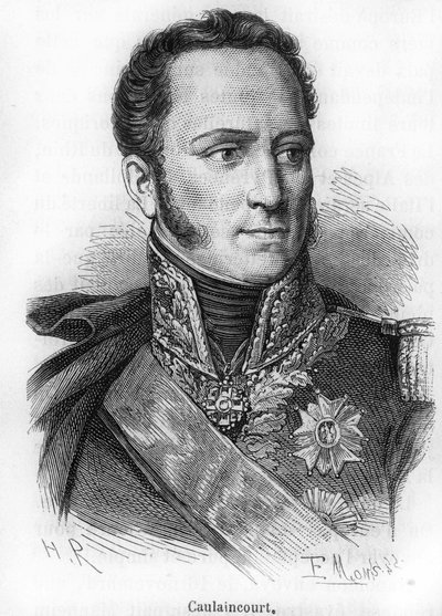 Le Marquis de Caulaincourt (1773-1827), Vicenza Dükü, Fransız general ve diplomat portresi. by Unknown artist