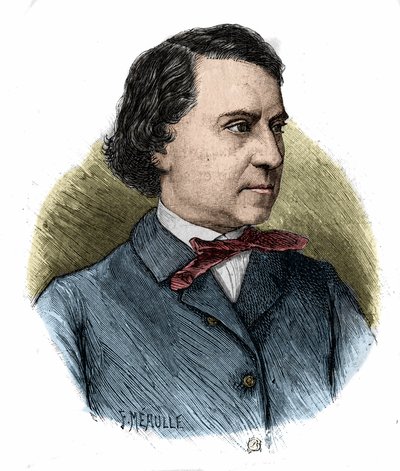 Louis Blanc, Fransız politikacı ve tarihçi (1811-1882) portresi. by Unknown artist