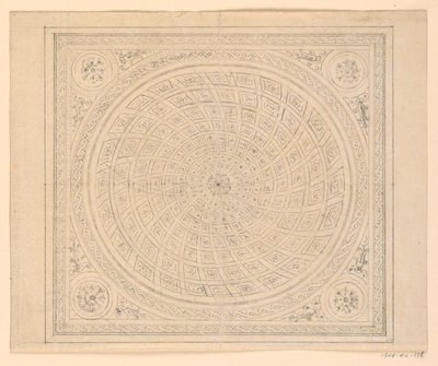 Çizim, Tavan Tasarımı, 1815-22 by Unknown artistUnknown artist