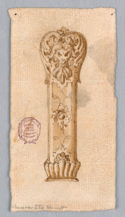 Çizim, Kulp Tasarımı, 17.-19. yüzyıl by Unknown artistUnknown artist