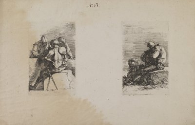 (Figürin Serisi) Oturan Asker, Sırt by Unknown artist