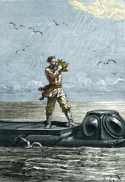Denizin altında 20.000 fersah. "Nautilus" denizaltısında Kaptan Nemo. Jules Verne