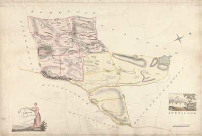Selkirk Kontu'nun İskoç Malikanelerine İlişkin Araştırmalar Koleksiyonu: Little Stockartown ve Jurdiland by Unknown artist