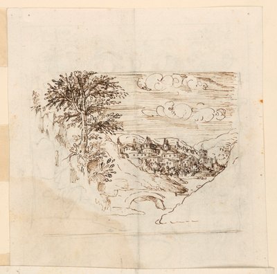 Bir manzara by Unknown artist