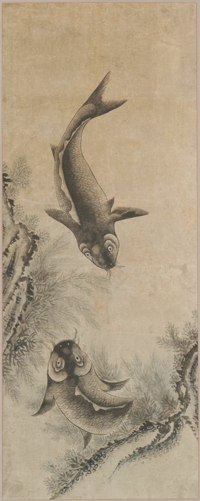 Bir Çift Sazan by Unknown artist