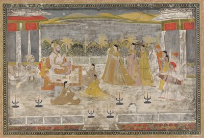 Bir Saray sahnesi by Unknown artist