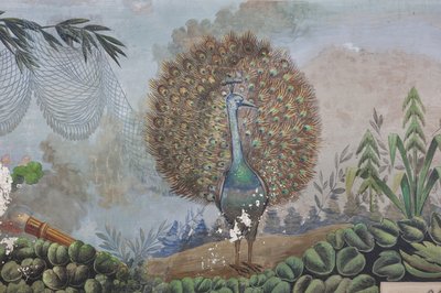 Bir Tavus Kuşu, detay 3743687 (fresk) by Unknown artist