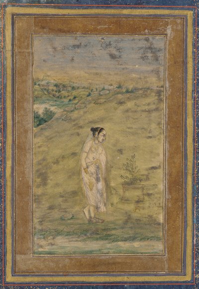 su kenarında bir kız by Unknown artist