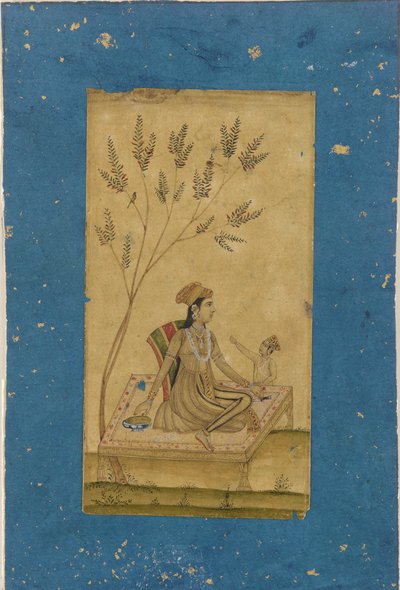 Bir prenses ve bir çocuk by Unknown artist