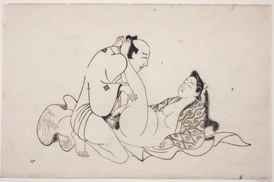 Shunga albümünden bir sayfa by Unknown artist