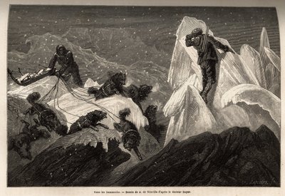 Bir kızak ve ekibi, Hummocks