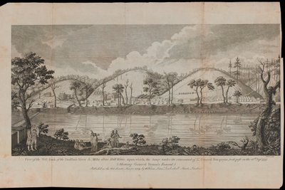 New York'un yukarısındaki Stillwater yakınlarındaki Hudson Nehri'nin bir görünümü by Unknown artist