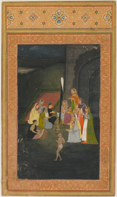 Bir mollaya gece ziyareti by Unknown artist