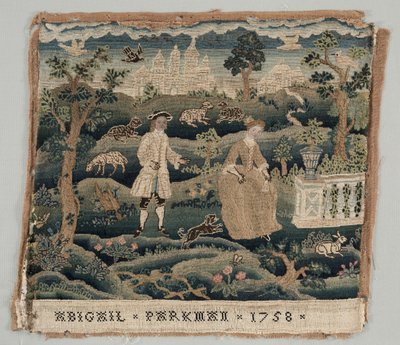 Abigail Parkman Nakış by Unknown artist