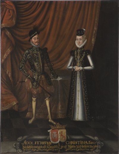 Adolphe de Holstein Gottorp ve Christine de Hesse - Holstein-Gottorp Dükü Adolf by Unknown artist