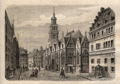 Aegidienkirche (Hannover) Almanya - II. Dünya Savaşı sırasında yıkılan Aegidien Kilisesi Hannover - Hannover - Aegidienkirche - ““ Illustrous People