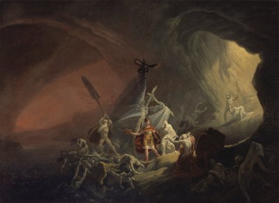 Aeneas ve Sibyl by Unknown artist