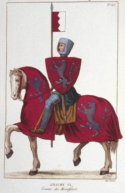Amaury VI, Montfort Kontu (v.1192-v. 1241), babası Simon IV