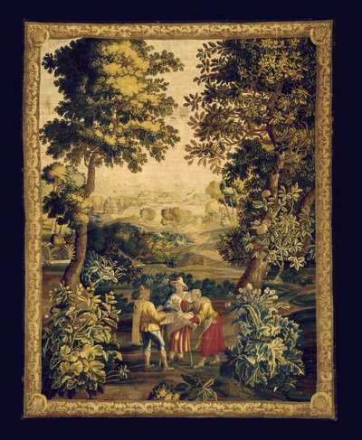 Bir Audenarde Teniers Goblen (tekstil) by Unknown artist
