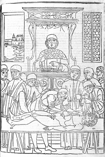 Anatomik diseksiyon. Gerolamo Cardano