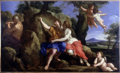 Angelique ve Medore, anonim by Unknown artist
