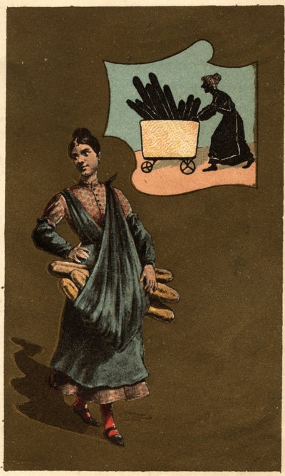 Anonim kromolitografi, 19. yüzyılın sonlarında. by Unknown artist