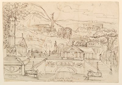 Hillside Antik Binalar by Unknown artist