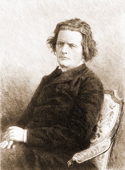 Anton Grigorievich Rubinstein. Rus piyanist ve besteci (Vykhvatintsy, Podolsk yakınlarında by Unknown artist