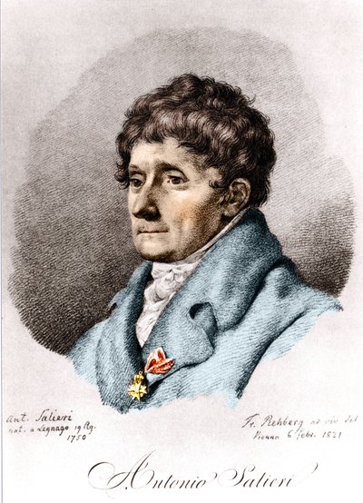 Antonio Salieri, İtalyan besteci ve orkestra şefi (Legnago) by Unknown artist