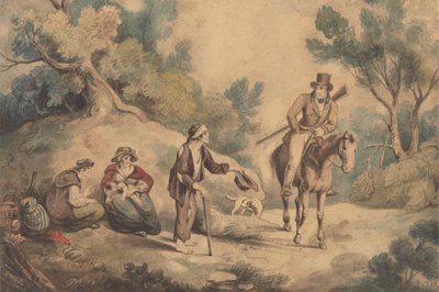 Dilenciler ve Süvari by Unknown artist