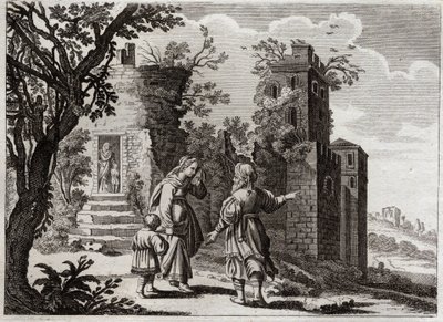 Royaumont İncili, Eski Ahit: İsmail avı. Sara, Agar (Hagar) oğlu İsmail