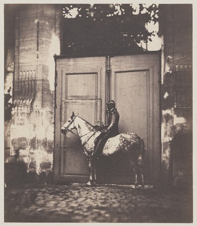 Kapının Önünde Kara Süvari by Unknown artist