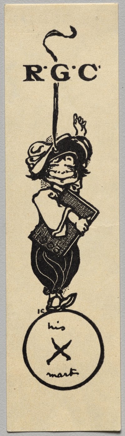 Kitap plakası: R. G. C. by Unknown artist