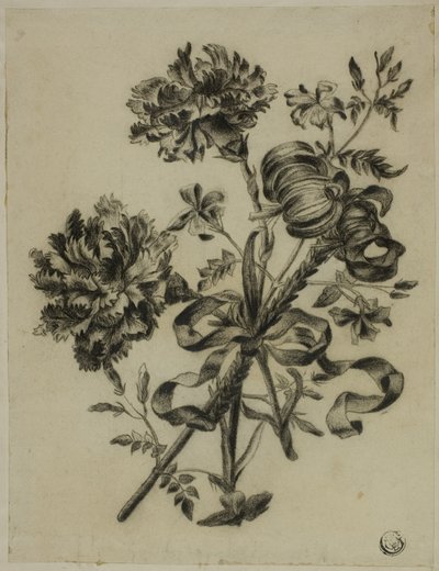 Karanfil ve Zambaklar Buketi by Unknown artist