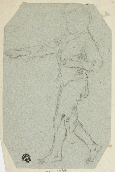 Profilden Yürüyen Çocuk by Unknown artist