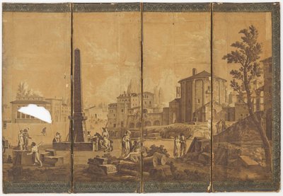 Roma kırsalı by Unknown artist