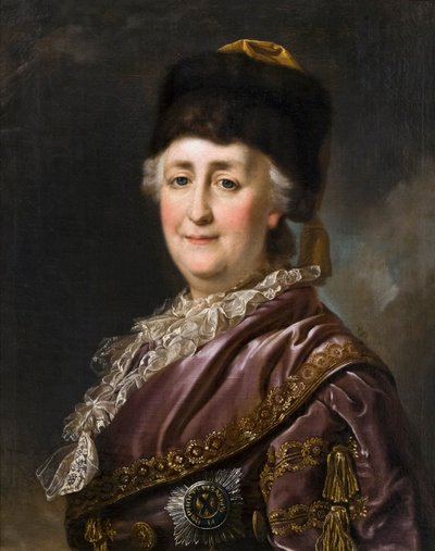 Büyük Katerina, Rusya Kralı II. by Unknown artist