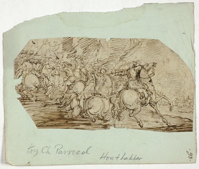 Süvari Savaş Sahnesi by Unknown artist