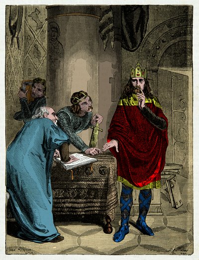 Charlemagne, başlıklarını bakanı Alcuin
