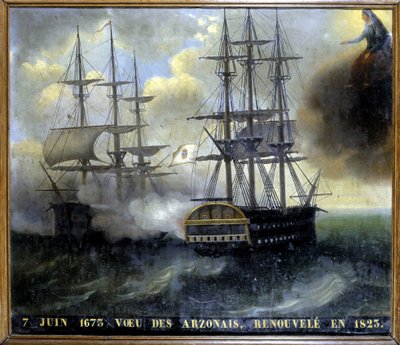 Breton ve Hollanda filolarının çatışması "Arzonais'in Dileği" by Unknown artist